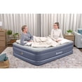 thumbnail image 3 of Bestway Tritech Colchón de aire cómodo y duradero de 20 pulgadas de grosor, cama inflable relajante portátil con bomba de CA incorporada para inflado de 4 minutos, Queen, 3 of 5
