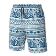 thumbnail image 4 of Balery Sea Underwater Jellyfish Traje de Baño Estilo Hawaiano para Hombre, Shorts de Secado Rápido con Bolsillos-Medium, 4 of 6