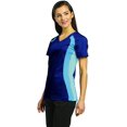 thumbnail image 1 of White Cross Allure Womens 715 Contrast Knit Side Panel Scrub Top, 1 of 1