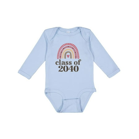 

Inktastic Class of 2040 Boho Rainbow Gift Baby Girl Long Sleeve Bodysuit
