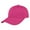 Hot Pink, variant on 6 Panel Baseball Cap Structured Mid Profile Cotton Twill Sun Hat-Black