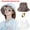 White, variant on Reversible Beach Bucket Summer Hat Women Wide Brim UPF50+ Travel Fisherman Sun UV Protection Leopard Print Packable Cap