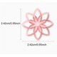 thumbnail image 1 of Molde for pendientes de cerámica blanda con flores de alta precisión, molde for cuchillos de arcilla de varios estilos, herramientas de artesanía DIY, 1 of 2