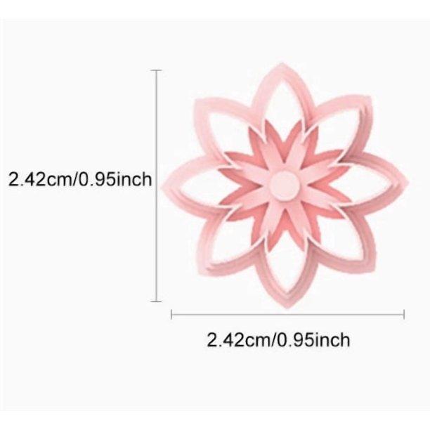 Molde for pendientes de cerámica blanda con flores de alta precisión, molde for cuchillos de arcilla de varios estilos, herramientas de artesanía DIY