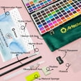thumbnail image 3 of Set de pintura acuarela Artecho de 128 colores con pinceles, 3 of 7