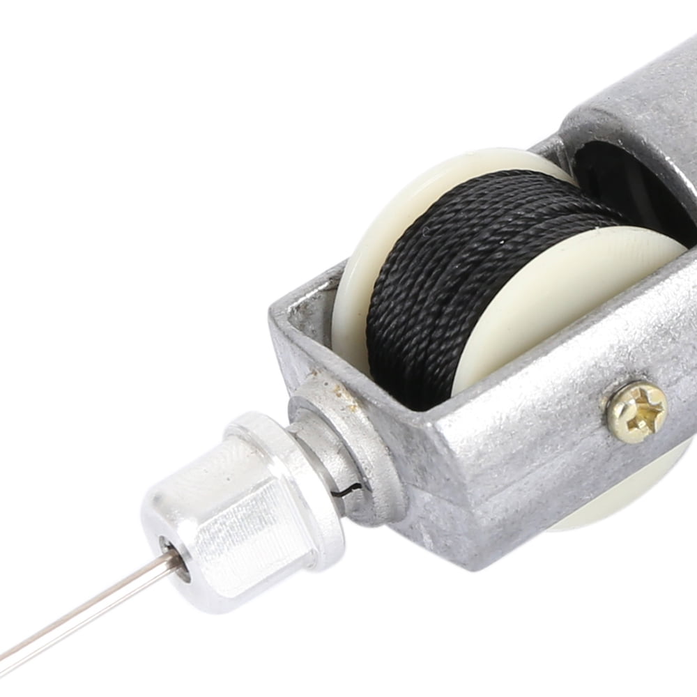 AMERTEER Leather and Fabric Sewing Awl Leather Craft Automatic Lock Stitching Sewing Awl Quick Stitch Repair Tool Kit with 2 Needles