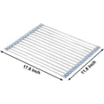 thumbnail image 2 of Dish Drying Rack, Roll Up Dish Drying Rack Kitchen Dish Rack Stainless Steel Sink Drying Rack, Folda, 2 of 5