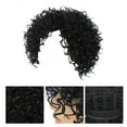 thumbnail image 6 of WXLCISI Black Curly Wigs for Black Women Short Curly Wigs for Women Curly Synthetic Hair Heat Resistant Hair Replacement with Wig Caps (Black), 6 of 6