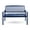 Navy Blue, variant on Lilo Outdoor Acacia Wood Bench, White Finish