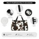 thumbnail image 4 of Balery Brown Cow Bolsa de Gimnasio para Mujeres, Bolsa de Viaje con Bolsillo Húmedo, Bolsa de Fin de Semana para Mujeres, Bolsa de Viaje Resistente al Agua, 4 of 7