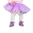 thumbnail image 4 of Akiihool Girl's Tutu Layered Princess Skirt with Pom Pom Puff Balls for Little Toddler Girls, Purple Size 90, 4 of 4