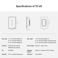 thumbnail image 4 of SONOFF T2US1C-TX 1 Gang Smart WiFi Wall Light Switch 433MHz RF Remote Control APP/Touch Control Timer US Standard Panel Smart Switch Compatible with Google Home/Nest & Alexa, 4 of 7