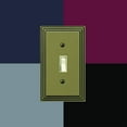 thumbnail image 4 of AMERELLE Tiered 2 Gang Toggle Metal Wall Plate - Rustic Brass, 4 of 7