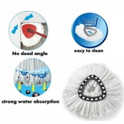 O-Cedar EasyWring Spin Mop Replacement Head, Microfiber Refill, 1 Count, Machine Washable 3 Pack