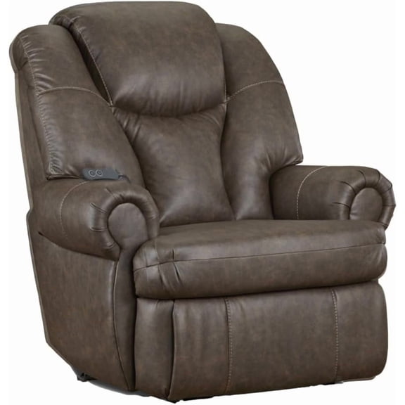 KINGCOMFORT King of Comfort Ox Big Man Power Wallsaver Recliner, 50H x 44W x 46D inches, Seat Width 25 inches, Rated for Up to 500 Lbs Free curbside delivery