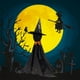 thumbnail image 3 of Fantasma Negro Brillante LED Decoración de Fantasma de Halloween Fantasma de Pie Fantasma de Jardín Fantasma Negro Sombrero Normal, 3 of 5