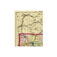 thumbnail image 3 of Historic County Map - Hillsdale County Michigan - Walling 1873 - 23 x 29 - Vintage Wall Art, 3 of 5
