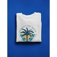 thumbnail image 3 of Cali Waves  Sweatshirt Men -Image by Shutterstock, Male Small, 3 of 4