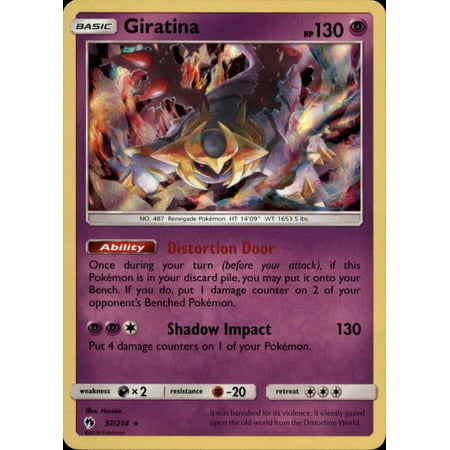- Pokemon Lost Thunder Giratina #97