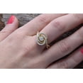 thumbnail image 3 of HeartsAndYou Unique Vintage Inspired Filigree Engagement Ring for Women 2ct Round Moissanite 18k Yellow Gold over Silver, 3 of 9