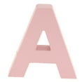 thumbnail image 1 of yuksok Pink Wooden Floating Letters Door Numbers Alphabet Letter Address Spells A A, 1 of 7