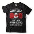 thumbnail image 2 of Mens Canadian Dad T-shirt Canadian Shirts Canada Day Shirt Canada Flag Tee Dad Patriotic Shirt (Small Navy Blue), 2 of 6