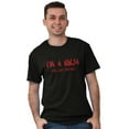 thumbnail image 4 of Im a Ninja You Cant See Me Fighter Men's Graphic T Shirt Tees Brisco Brands S, 4 of 5