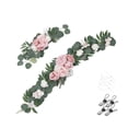 thumbnail image 2 of jifeng Wedding Arch Flowers ,Arch Fake Flower, Silk Flowers Hanging Rustic Artificial Pink, 2 of 4