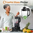 thumbnail image 2 of Power Stand Blender, 1200W Smoothie Blender with LED Touchscreen, 8 Presets, Dishwasher Safe - L18-P552U, 2 of 5