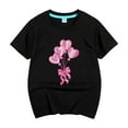 thumbnail image 5 of Ketyyh-chn99 Girls Casual Short/Long Sleeve T Shirts Girls Casual Tunic Tops Short Sleeve Loose Soft Blouse T-Shirt Size for 8-9 Years,Black, 5 of 5