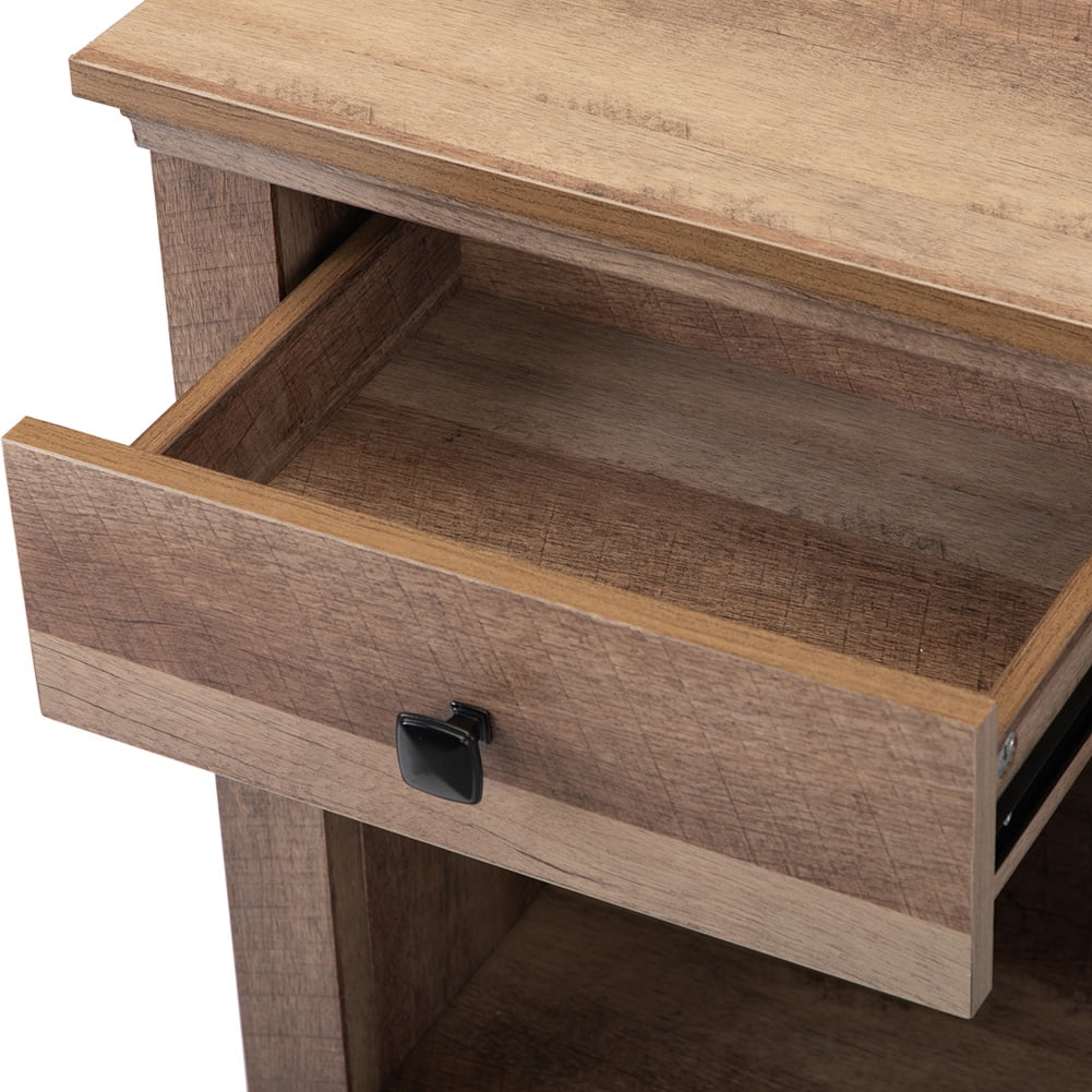 Kadyn Accent Table with USB Ports & Power Outlets for Living Room, Narrow Nightstand for Sofa Couch, Bedside Cupboard for Bedroom, Light Brown Kadyn Accent Table with USB Ports & Power Outlets for Living Room, Narrow Nightstand for Sofa Couch, Bedside Cupboard for Bedroom, Light Brown