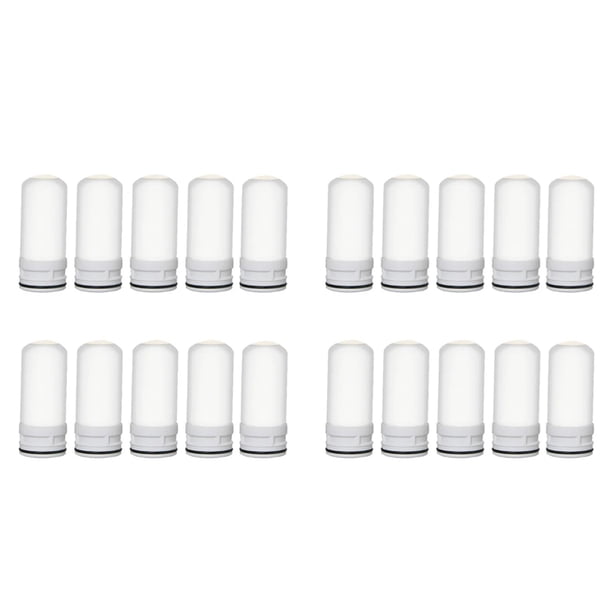 20 Piezas de Repuesto de Filtro Interno de CeráMica para Grifo, Purificador de Agua, Grifo de Cocina, Filtro Lavable, ÓXido