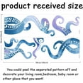 thumbnail image 3 of Blue Octopus Tentacles Wall Sticker Sea Monster Wall Decor Peel and Stick Wall Decals DIY Art PVC Wall Decal Decorations to Stick On The Wall for Living Room Bedroom, 3 of 9