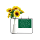 thumbnail image 1 of La búsqueda de límites formulas matematicas Tarjeta de bendición de jarrón de girasol artificial, 1 of 3