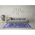 thumbnail image 3 of Ahgly Company Indoor Round Animal Blue Traditional Area Rugs, 8' Round, 3 of 4