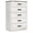 Whitewash, variant on Signature Design by Ashley Casual Shawburn Chest of Drawers, Whitewash/Charcoal Gray