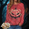 thumbnail image 4 of Towmus Women's Halloween Shirts 2025 Fall Tunic Tops Crewneck Blouses Print Long Sleeve Funny Sweatshirts, 4 of 6