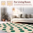 thumbnail image 2 of ODIKA 6' x 9' Machine Washable Non-Slip Area Rug, Geometric Polka-Dot High Traffic Rug, Beige, 307939, 2 of 7