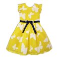 thumbnail image 1 of Joe-Ella Girls Morgan Butterfly Print Dress, 1 of 1
