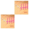 thumbnail image 1 of Qarigey Palillo de de hilo de línea plana superfina, cepillo interdental, varilla de alambre, varilla de cuidado rosa blanco PC 1 2piezas, 1 of 5
