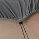 thumbnail image 4 of Nvzi 5 piezas de fundas elásticas para sofá de 2 plazas, fundas de sofá suaves y lavables con respaldo individual y fundas de cojín para niños, gatos y perros (gris oscuro, 2 plazas), 4 of 4