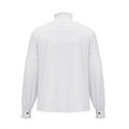 thumbnail image 4 of hotojiny Men Renaissance Shirt Ruffle Medieval Renaissance Dress Shirt Vintage Button down Long Sleeve Party Clubwear, 4 of 4