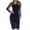 Blue, variant on qolati Women's Glitter Sequin Bodycon Dresses 2023 Lace Warp V Neck Puff Sleeve Midi Dress Elegant Sparkly Cocktail Party Wedding Guest Dresses