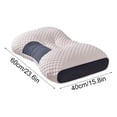 thumbnail image 3 of Ouuluon Pillows Cervical Neck Pillow for Neck and Shoulder Pain Relief, Contour Memory Foam Pillow for Side Back Stomach Sleepers, 3 of 9