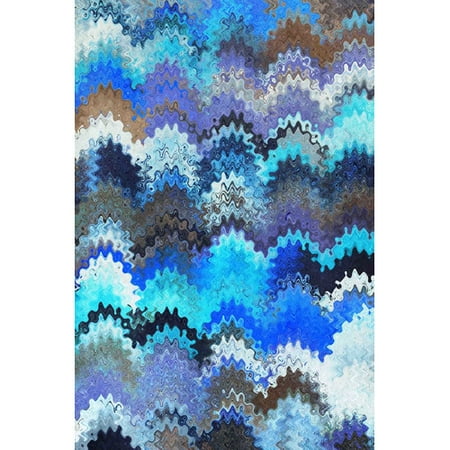 Fox V2 Print - Marmont Hill 'Wavy Blends Ii V2' by Irena Orlov Painting Print on Wrapped Canvas