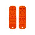 thumbnail image 1 of Manopla de silicona para bebé, mordedor, juguetes infantiles suaves para aliviar la dentición (naranja) Tmvgtek libre de BPA, 1 of 9