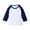 Navy, variant on LIaqionyy Girls Boys 3/4 Sleeve Shirt Tee Kids Crew Neck T Shirts Color Block Tops Casual Soft Tees