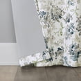 thumbnail image 5 of Sun Zero Bryant 2-Piece Textured Thermal Insulated Floral 100% Blackout  Grommet Top Curtain Panel, Blue Floral, 37.0”W x 108"L, 5 of 8