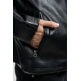 thumbnail image 5 of First Manufacturing WBM-2008VGL-M-BLK Oliver Vegan Faux Leather Jacket for Men, Black - Medium, 5 of 7