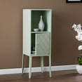 thumbnail image 4 of Pale Green Crosshatch Accent Storage Cabinet, 4 of 10